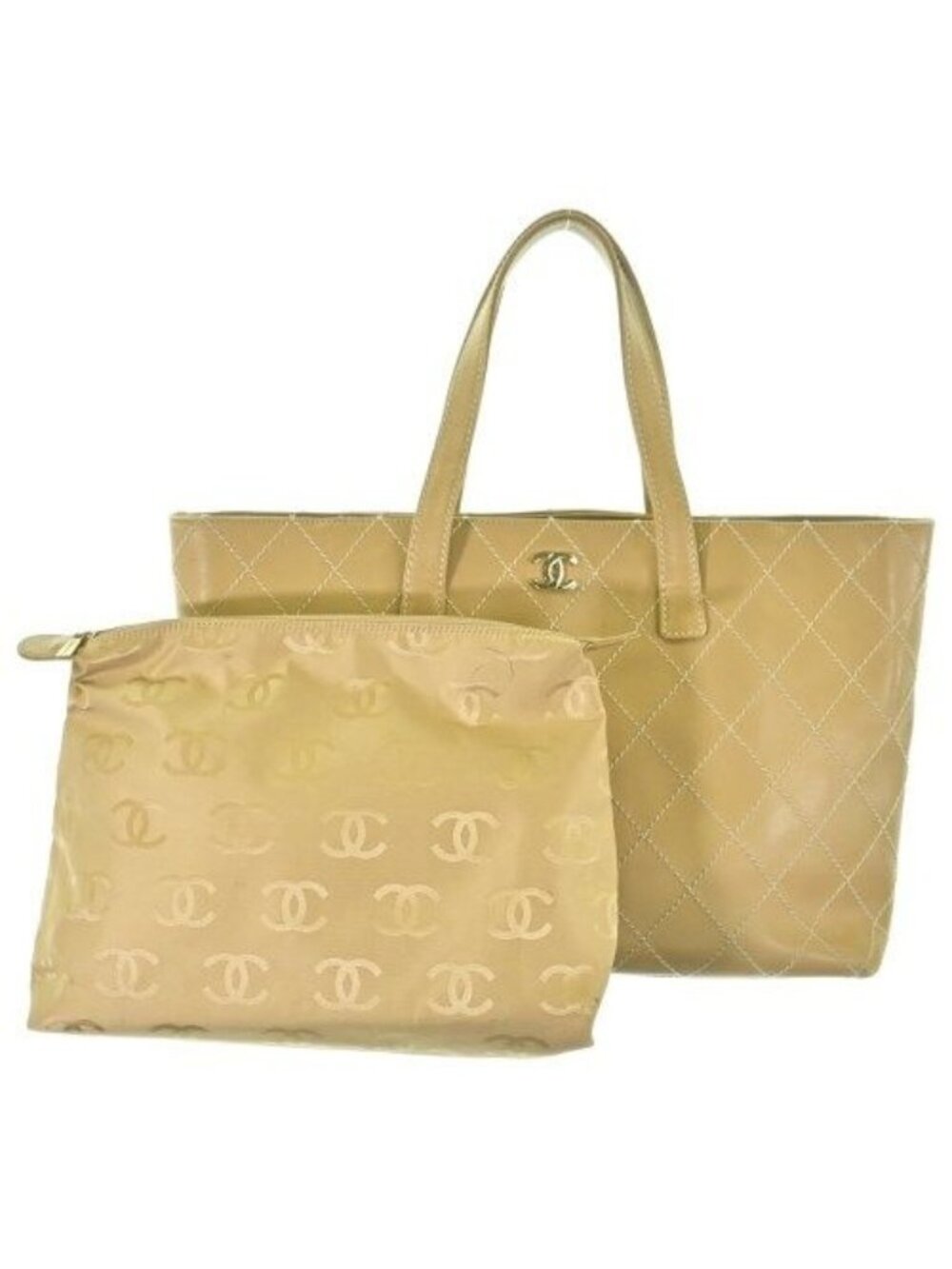 Chanel Wild Stitch Tote Bag CC Logo